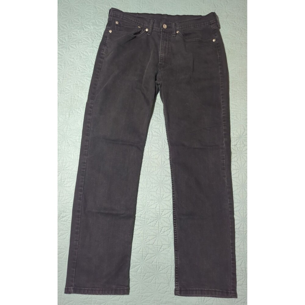 Levi's 514 Straight Fit Men's Jeans 34x32 Black Low-Rise Modern Casual Comfort